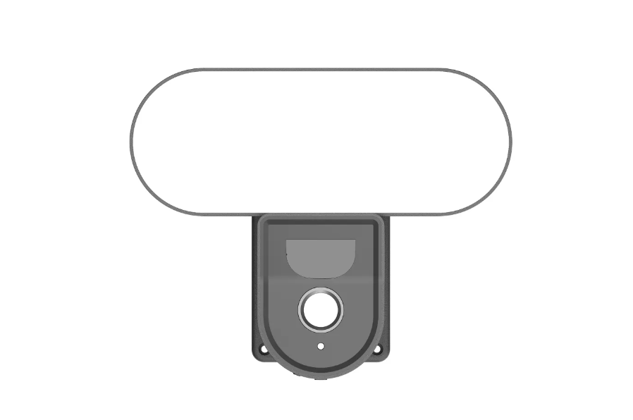 Smart Outdoor Floodlight Security Camera with 2.5K HD Video and Two-Way Audio