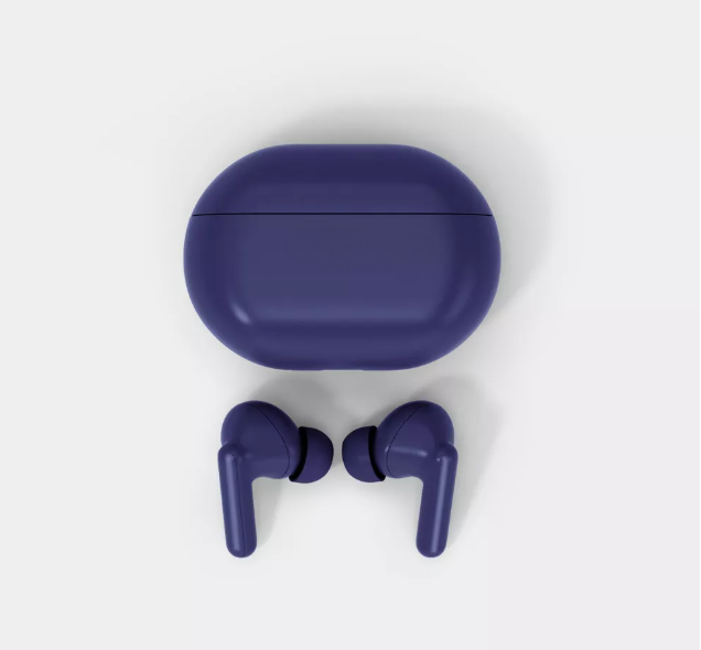 Lightweight True Wireless Earbuds with Charging Case and Multiple Ear Tip Sizes