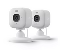 Twin-Pack Compact Plug-In Security Cameras with 2K HD Video and Two-Way Audio