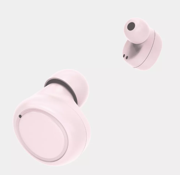 Sweat-Resistant True Wireless Earbuds with Secure Fit and Portable Power Case