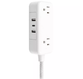 Compact Multi-Outlet Extension Cord with USB-C and Dual USB-A Charging Ports