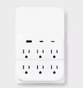 Multi-Outlet Wall Tap Surge Protector with USB-C and USB-A Charging Ports