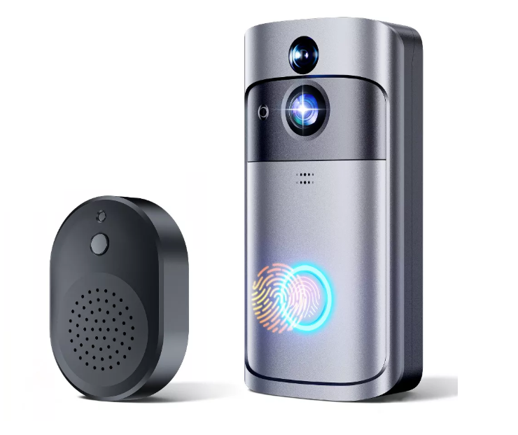 Wireless Smart Doorbell Kit with HD Live Video and Motion-Activated Alerts