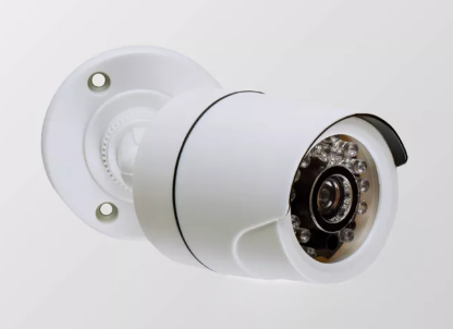 Realistic Outdoor Dummy Security Camera with Weather-Resistant Housing